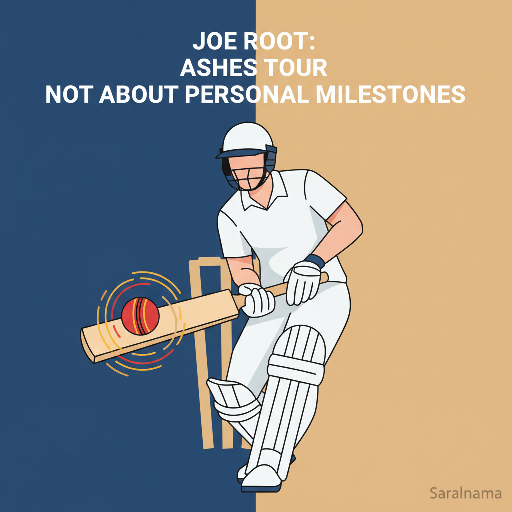 Joe Root: Ashes Tour Not About Personal Milestones
