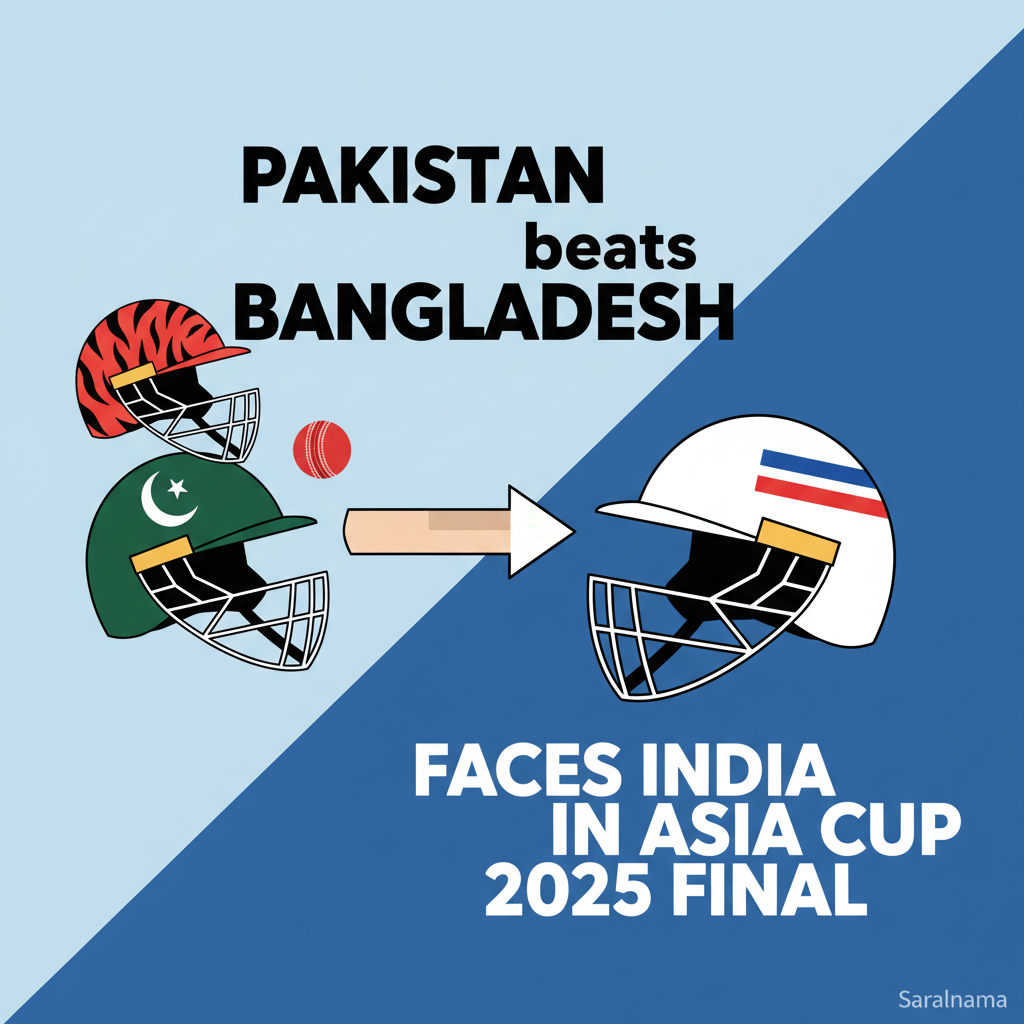 Pakistan Beats Bangladesh, Faces India in Asia Cup 2025 Final