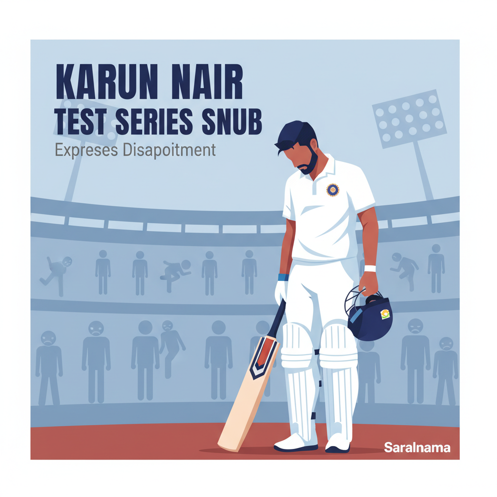 Karun Nair Expresses Disappointment After Test Series Snub