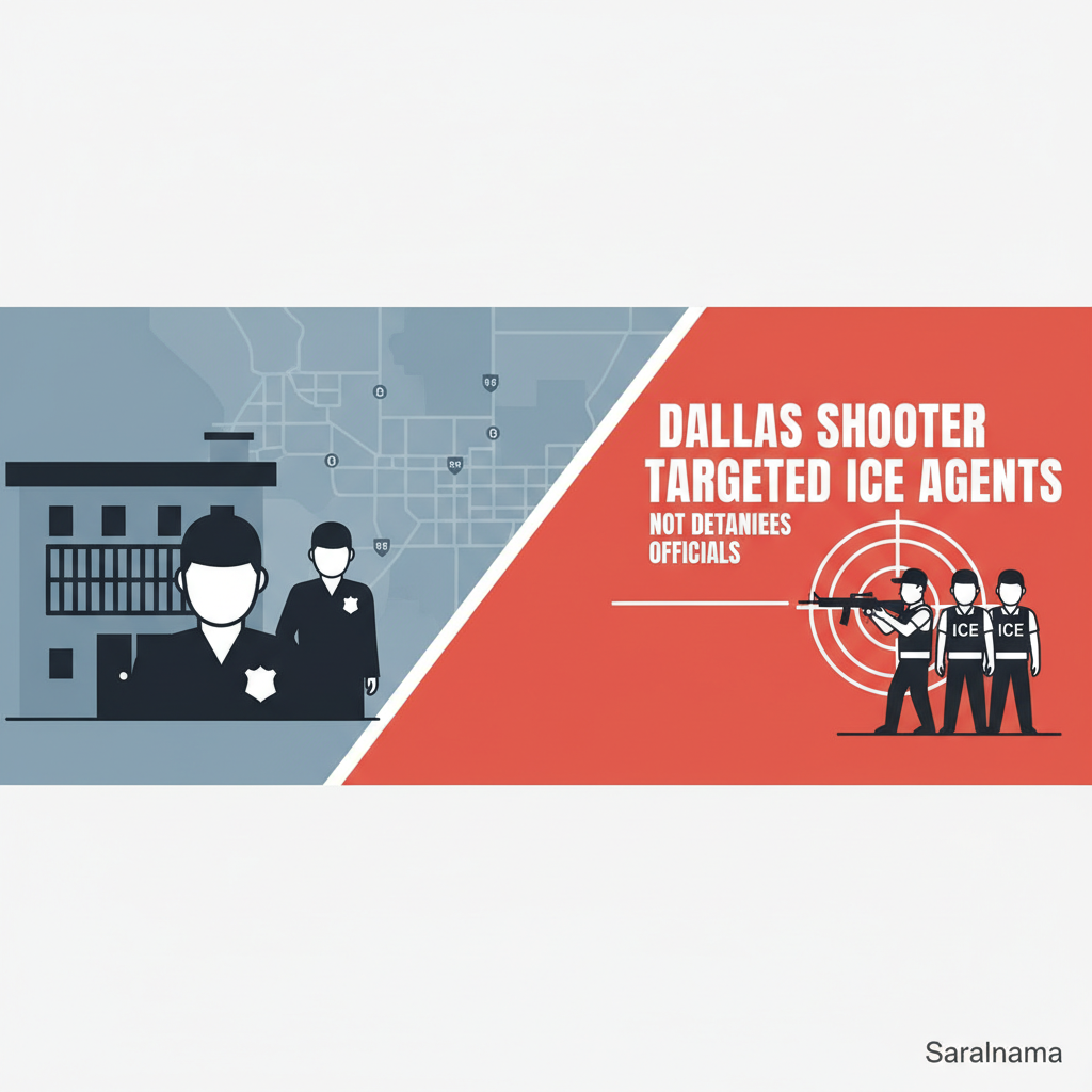 Dallas Shooter Targeted ICE Agents, Not Detainees: Officials