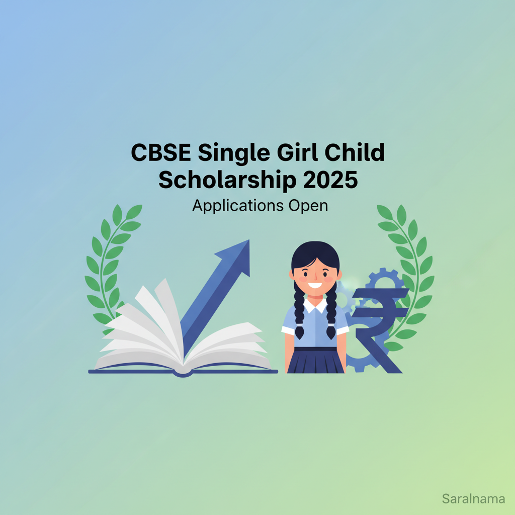 CBSE Single Girl Child Scholarship 2025 Applications Open