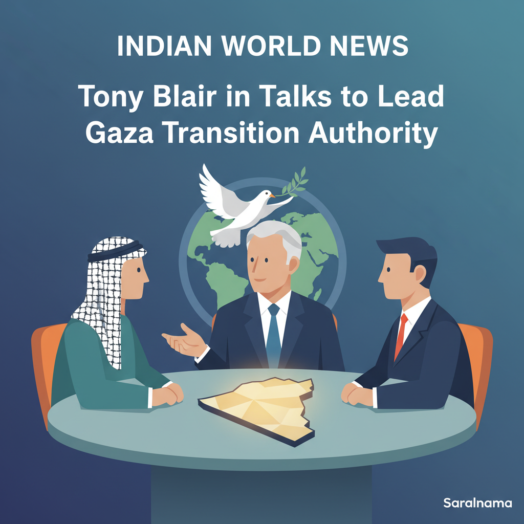 Tony Blair in Talks to Lead Gaza Transition Authority