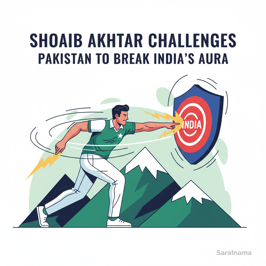 Shoaib Akhtar Challenges Pakistan to Break India's Aura