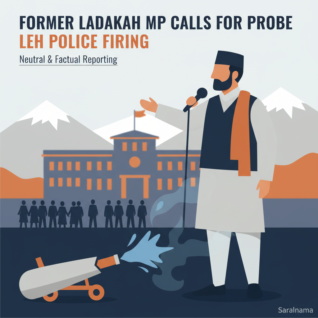 Former Ladakh MP Calls for Probe into Leh Police Firing
