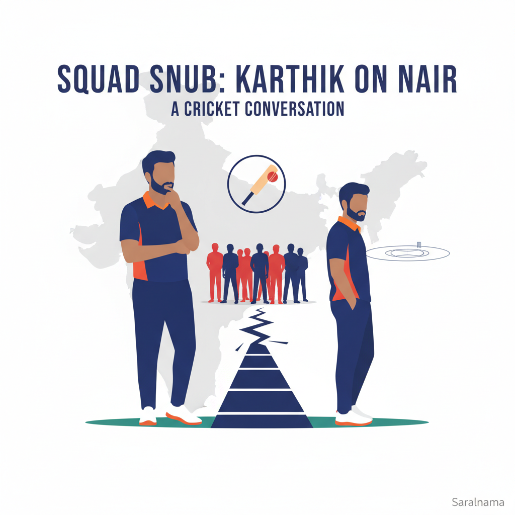 Dinesh Karthik on Karun Nair's Exclusion from India Squad