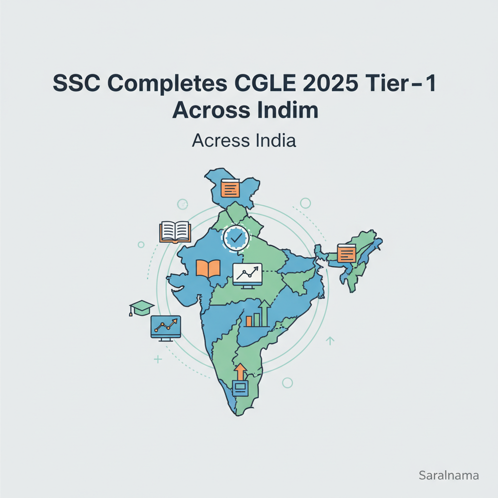 SSC Completes CGLE 2025 Tier-1 Exam Across India