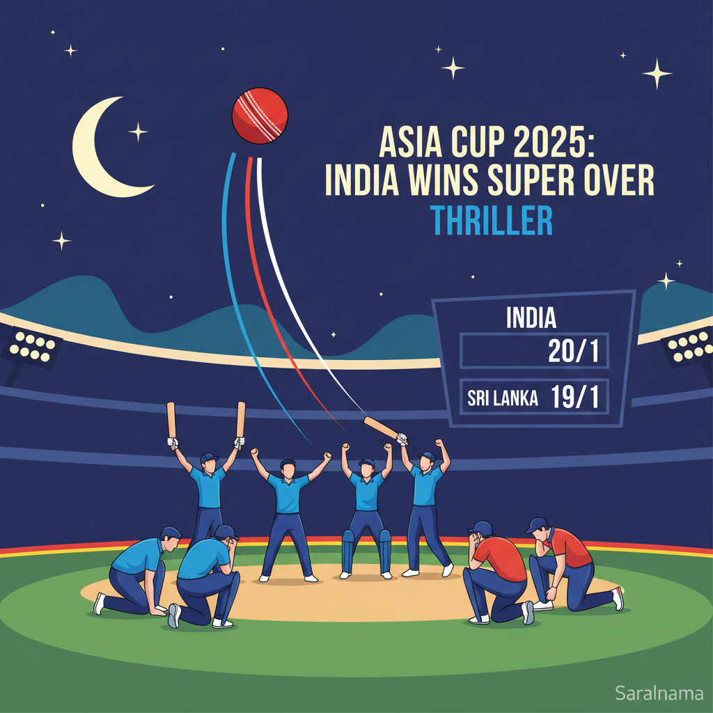 Asia Cup 2025: India Beats Sri Lanka in Super Over Thriller