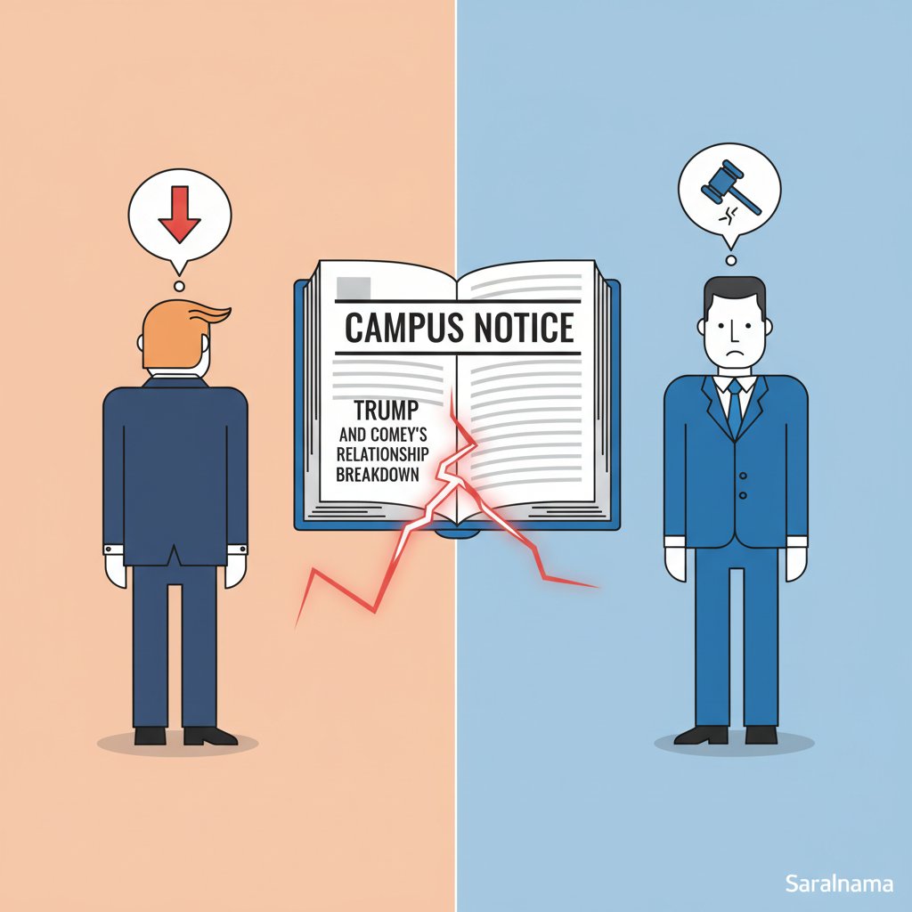 Campus Notice: Trump and Comey's Relationship Breakdown