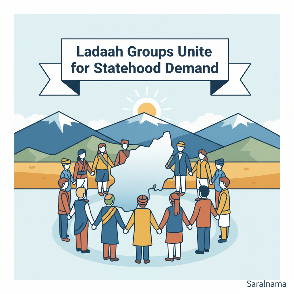Ladakh Groups Unite for Statehood Demand