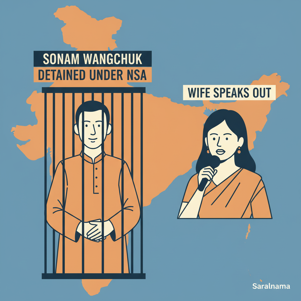 Sonam Wangchuk Detained Under NSA, Wife Speaks Out