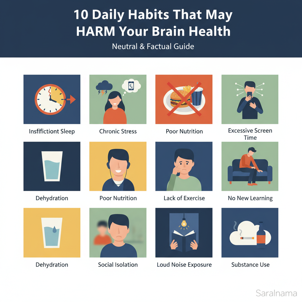 10 Daily Habits That May Harm Your Brain Health