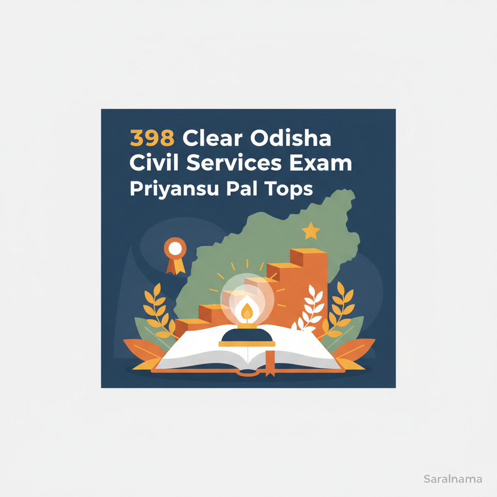 398 Clear Odisha Civil Services Exam, Priyansu Pal Tops