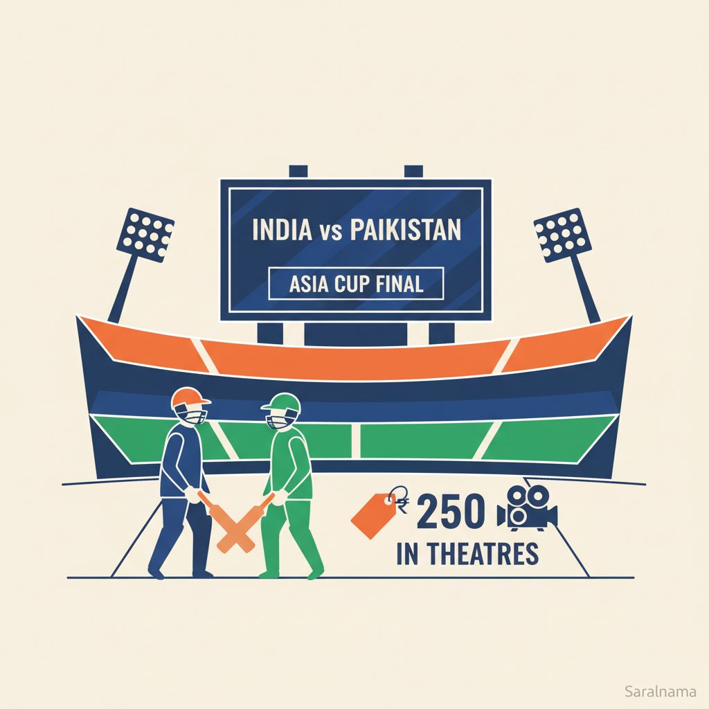 250 Rupees: India vs Pakistan Asia Cup Final in Theatres