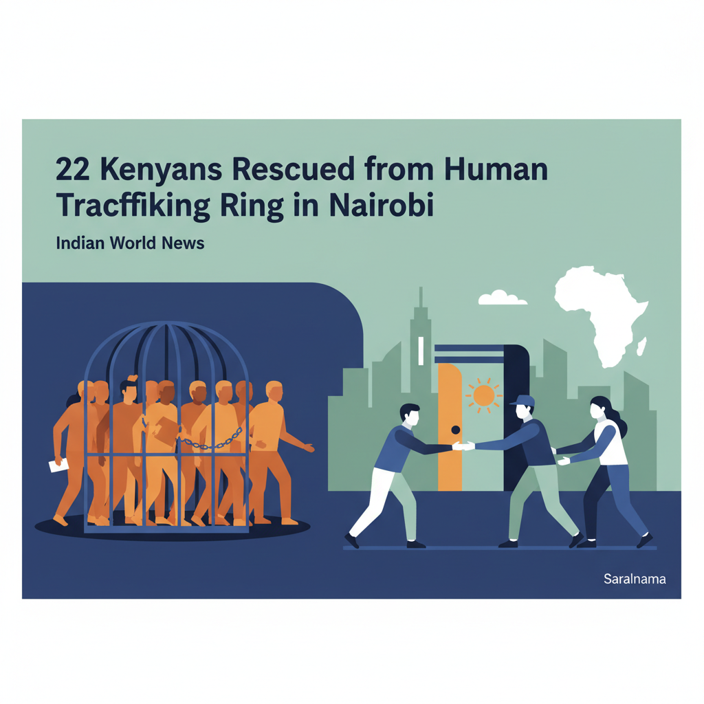 22 Kenyans Rescued from Human Trafficking Ring in Nairobi