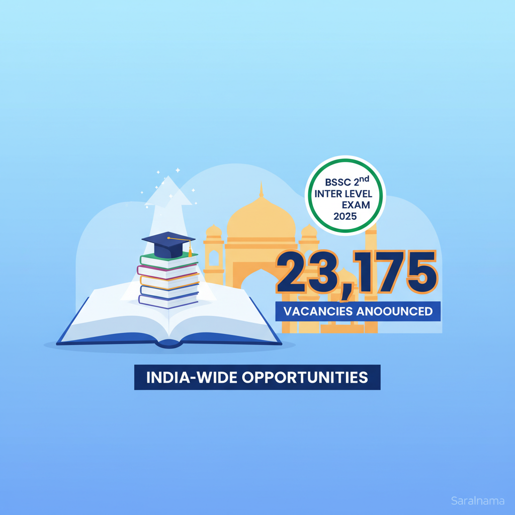 BSSC 2nd Inter Level Exam 2025: 23,175 Vacancies Announced