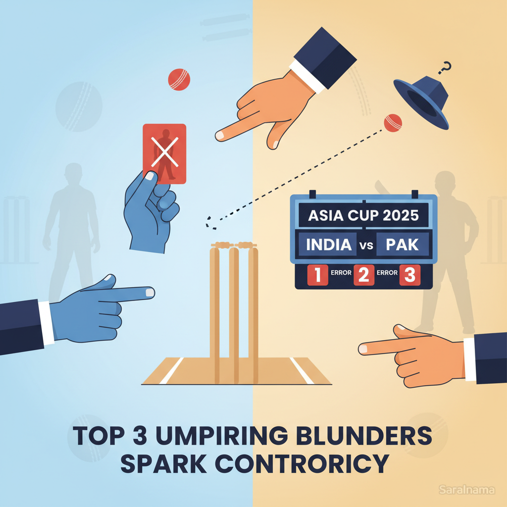 Asia Cup 2025: Top 3 Umpiring Blunders Spark Controversy