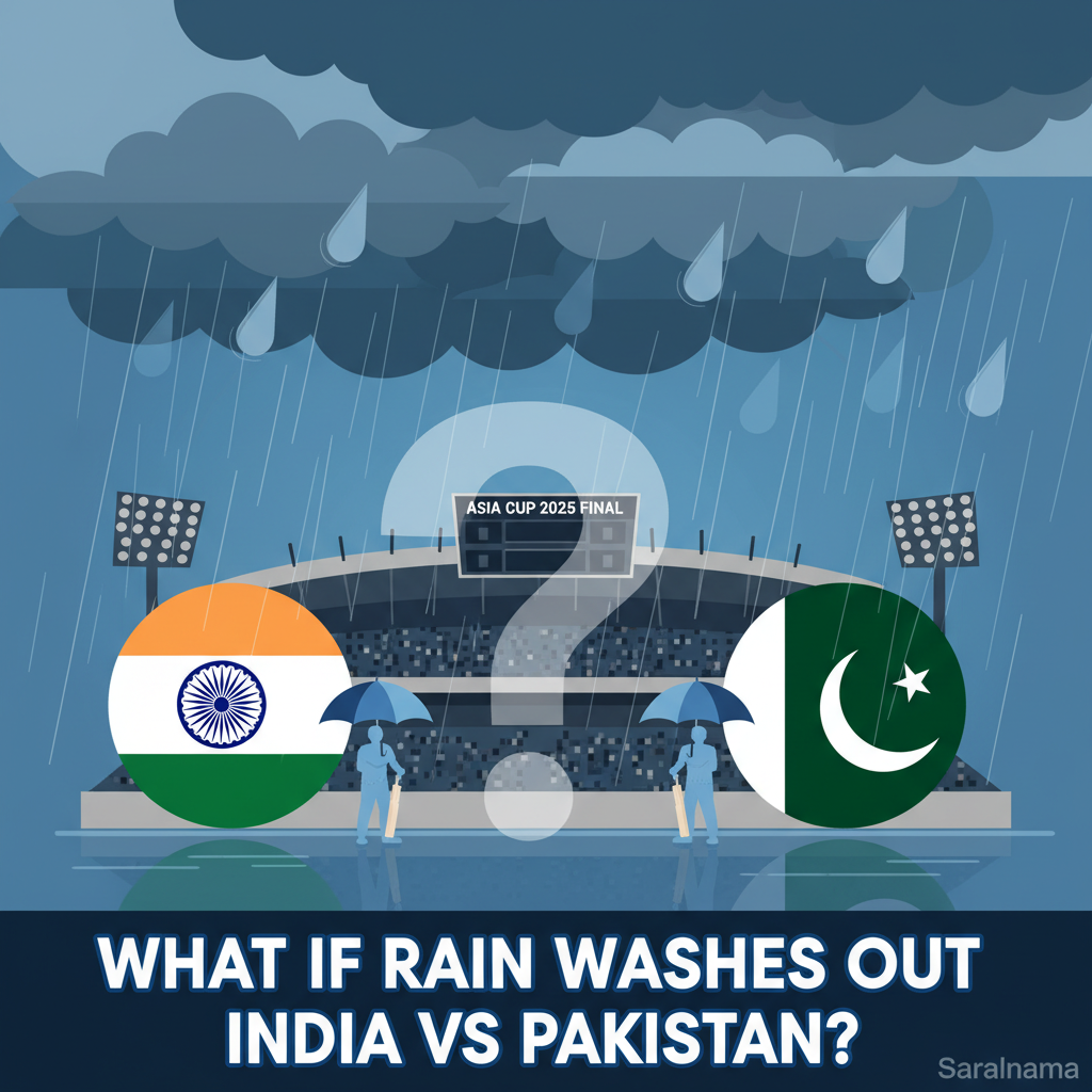 Asia Cup 2025 Final: What If Rain Washes Out India vs Pakistan?
