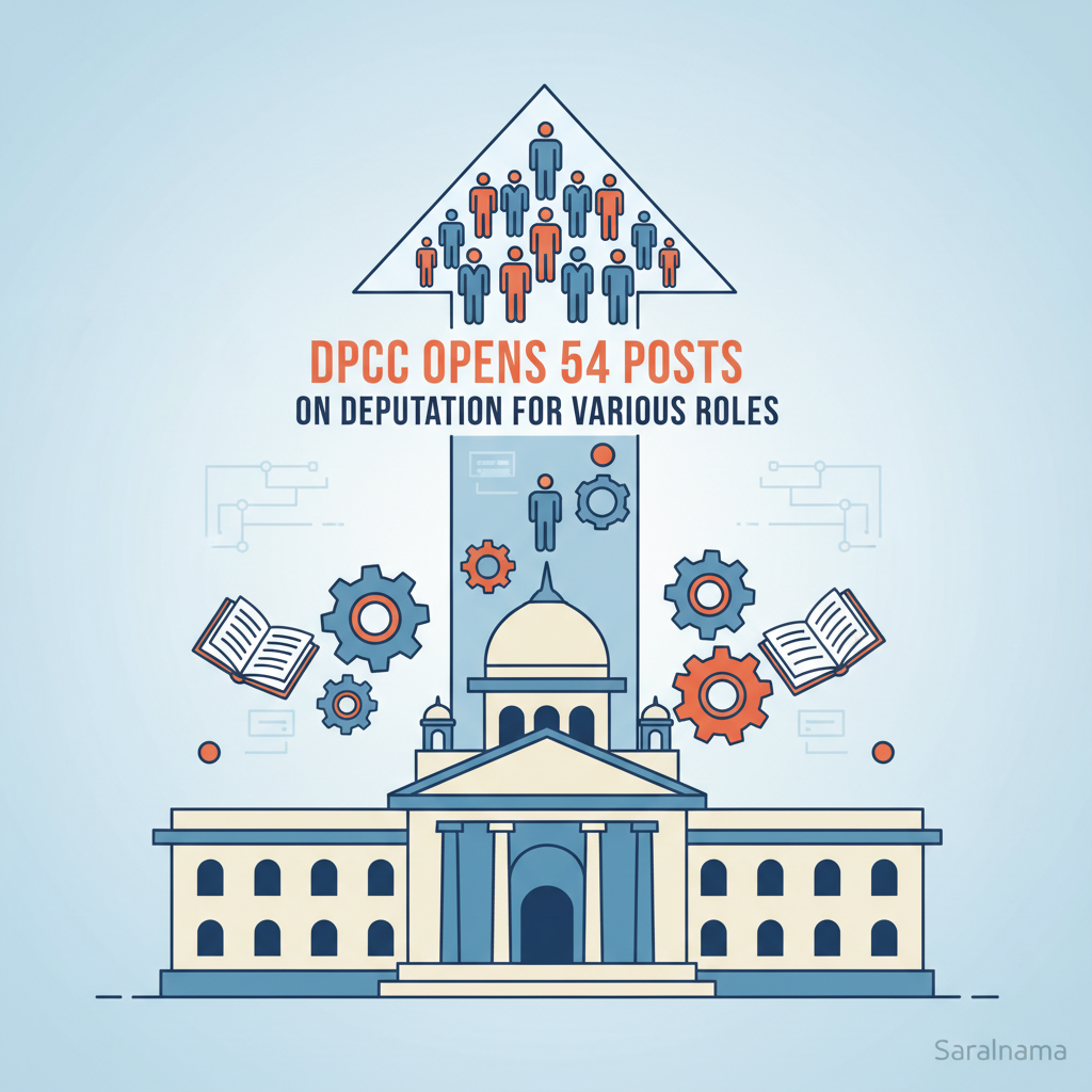 DPCC Opens 54 Posts on Deputation for Various Roles