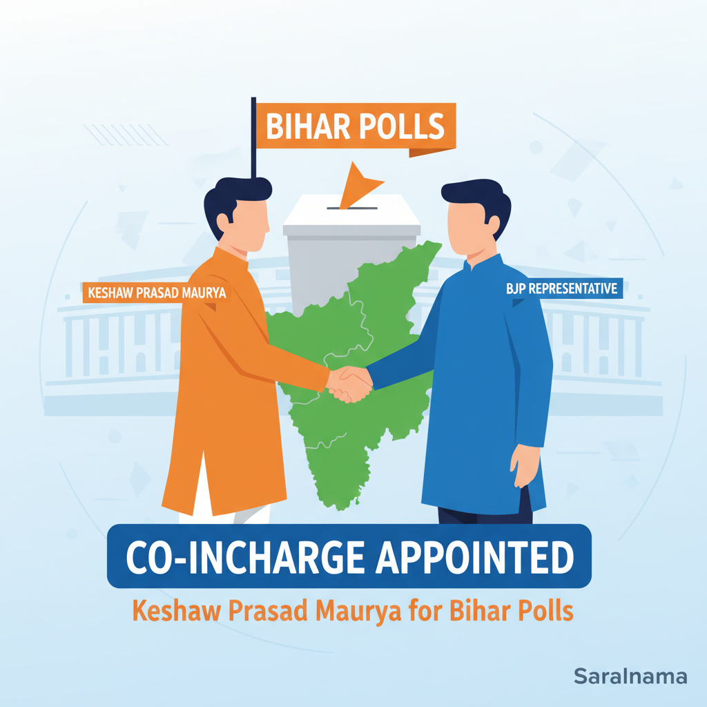 Keshav Prasad Maurya Appointed BJP Co-incharge for Bihar Polls