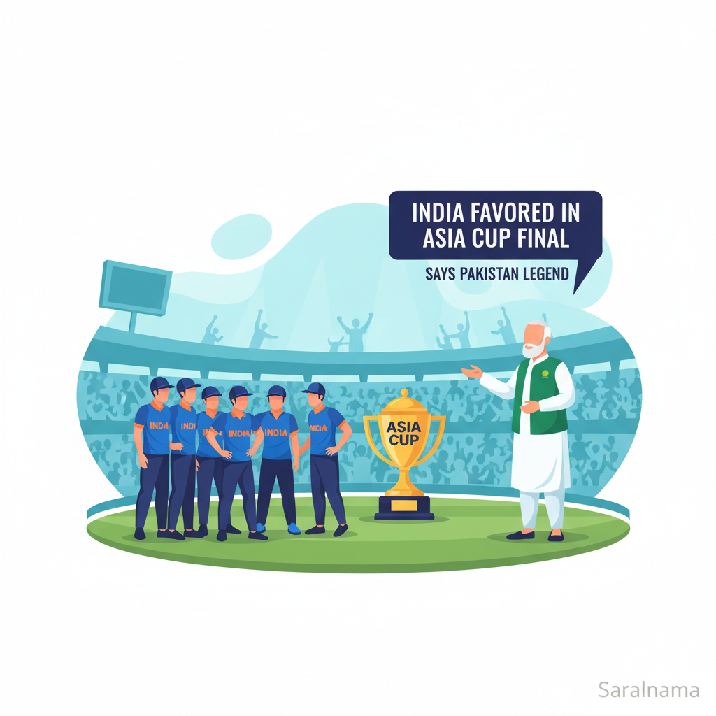 India Favored in Asia Cup Final, Says Pakistan Legend