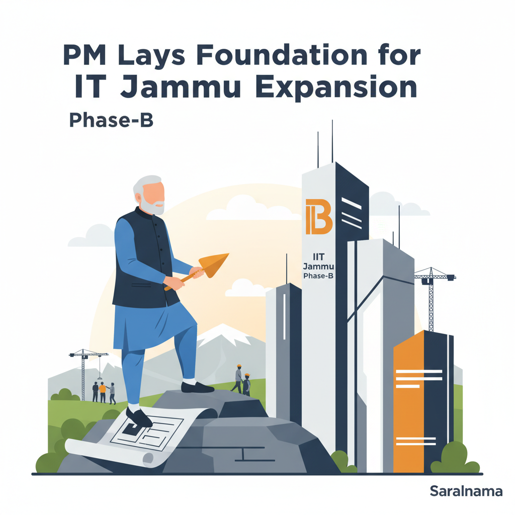 PM Modi Lays Foundation for IIT Jammu Phase-B Expansion