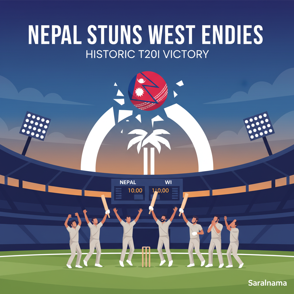 Nepal Stuns West Indies in Historic T20I Victory