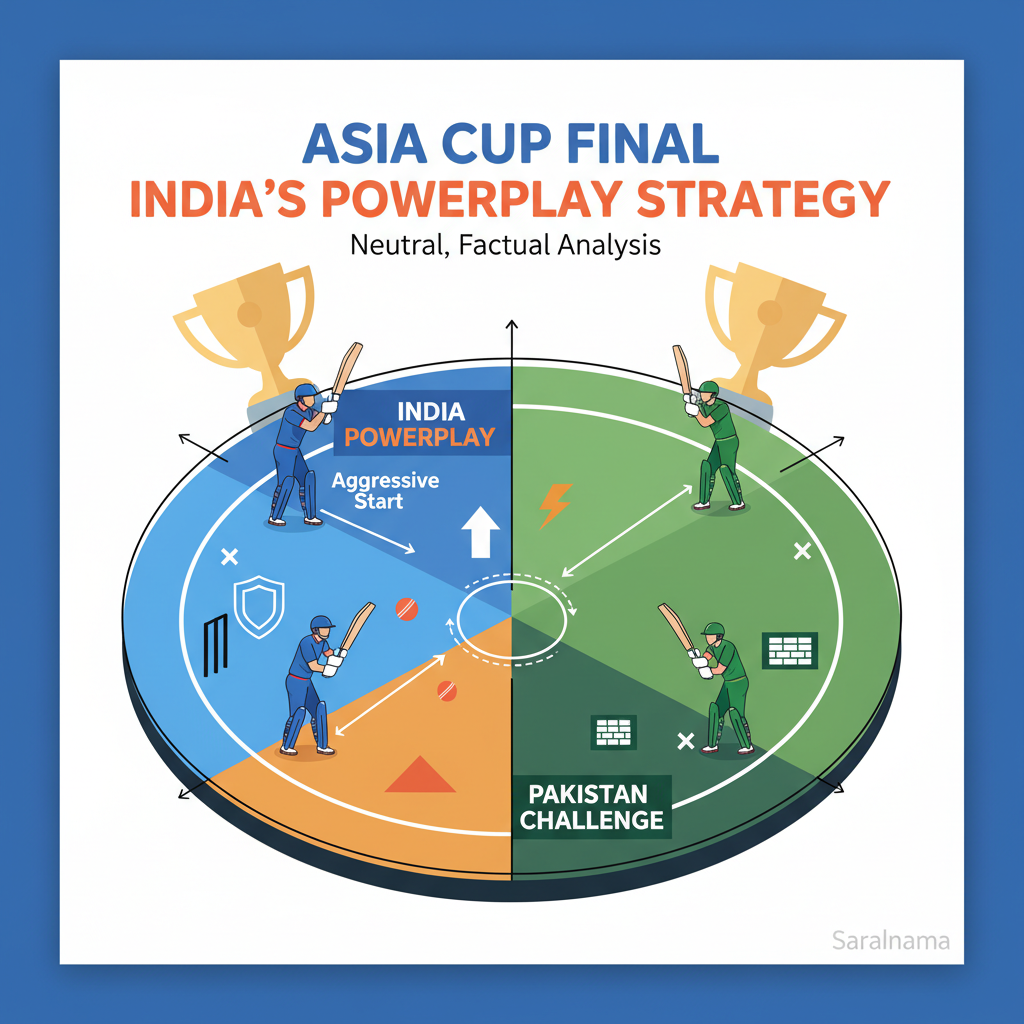 India's Powerplay Strategy for Asia Cup Final vs Pakistan