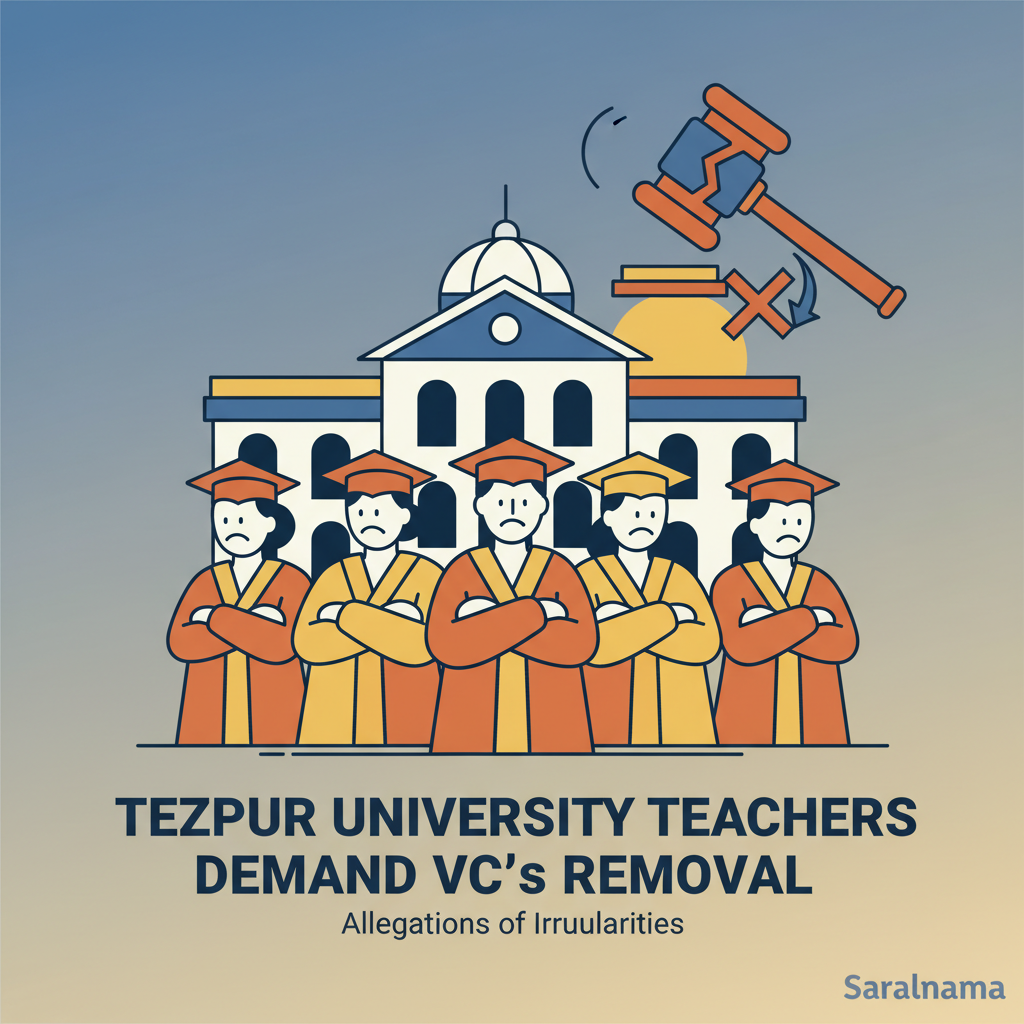 Tezpur University Teachers Demand VC's Removal Over Irregularities