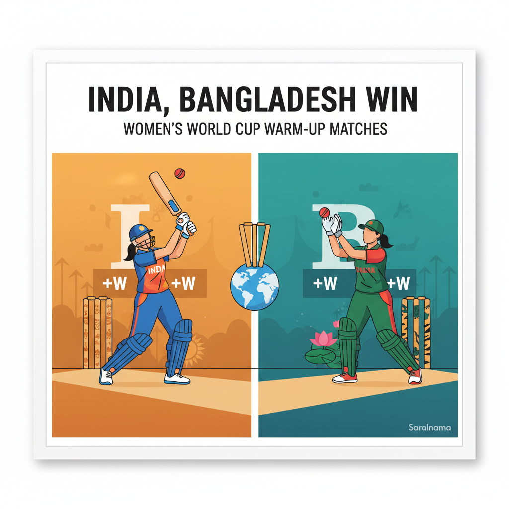 India, Bangladesh Win Women's World Cup Warm-Up Matches