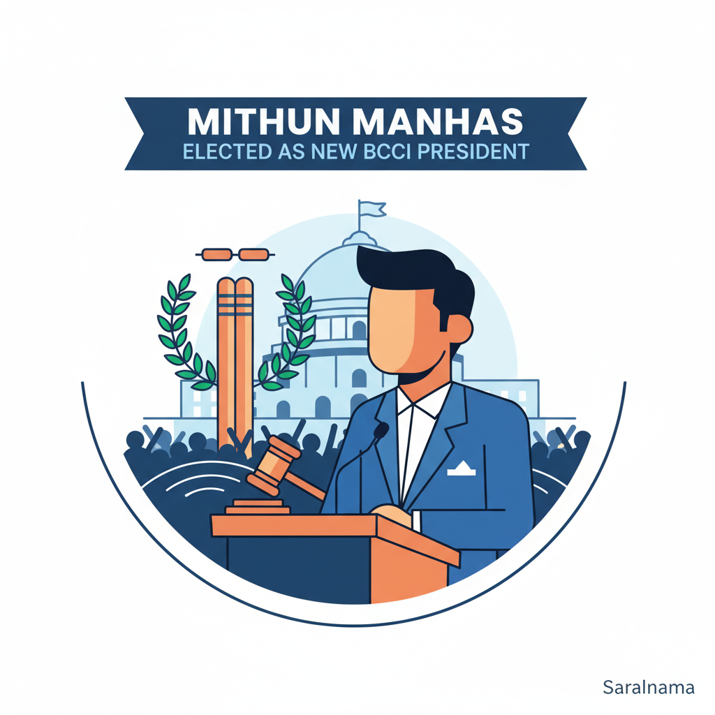 Mithun Manhas Elected as New BCCI President