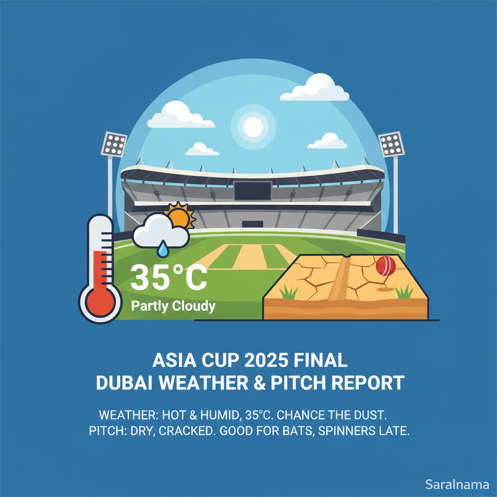 Asia Cup 2025 Final: Weather and Pitch Report from Dubai
