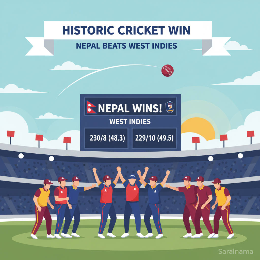 Nepal Beats West Indies in Historic Cricket Win