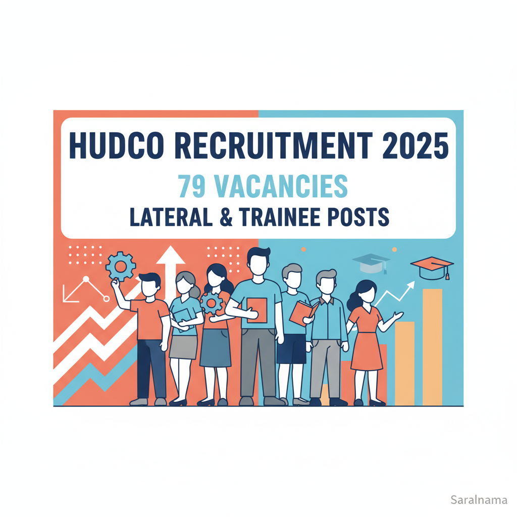 HUDCO Recruitment 2025: 79 Vacancies for Lateral and Trainee Posts