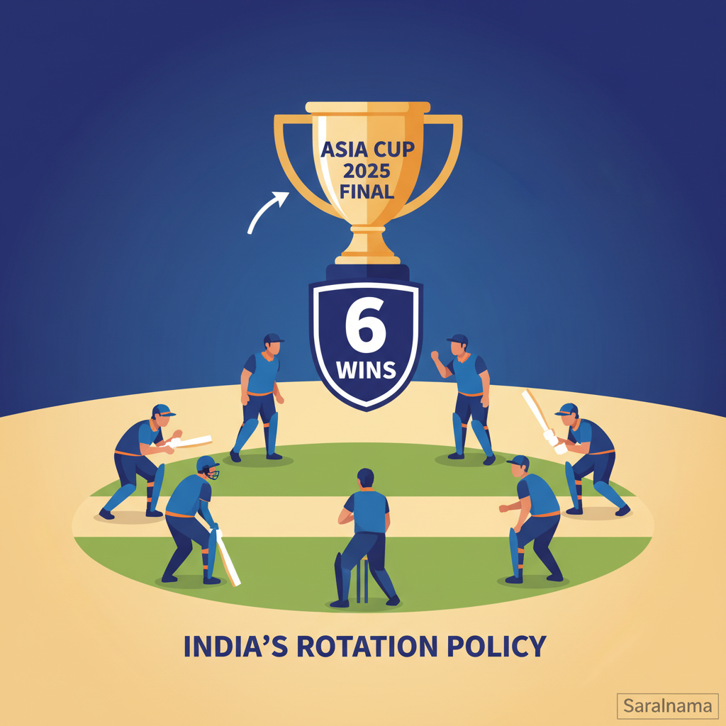 6 Wins: India's Rotation Policy for Asia Cup 2025 Final