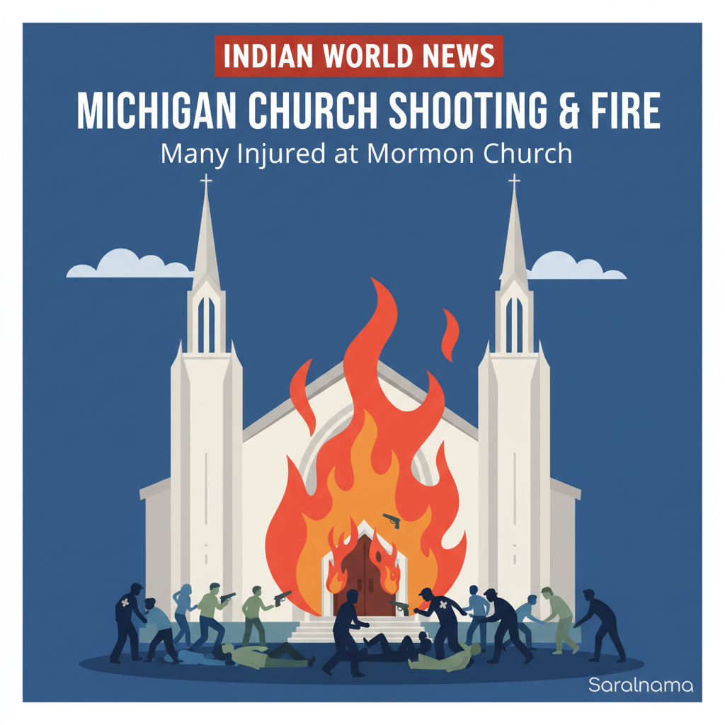 Shooting and Fire at Mormon Church in Michigan Injures Many