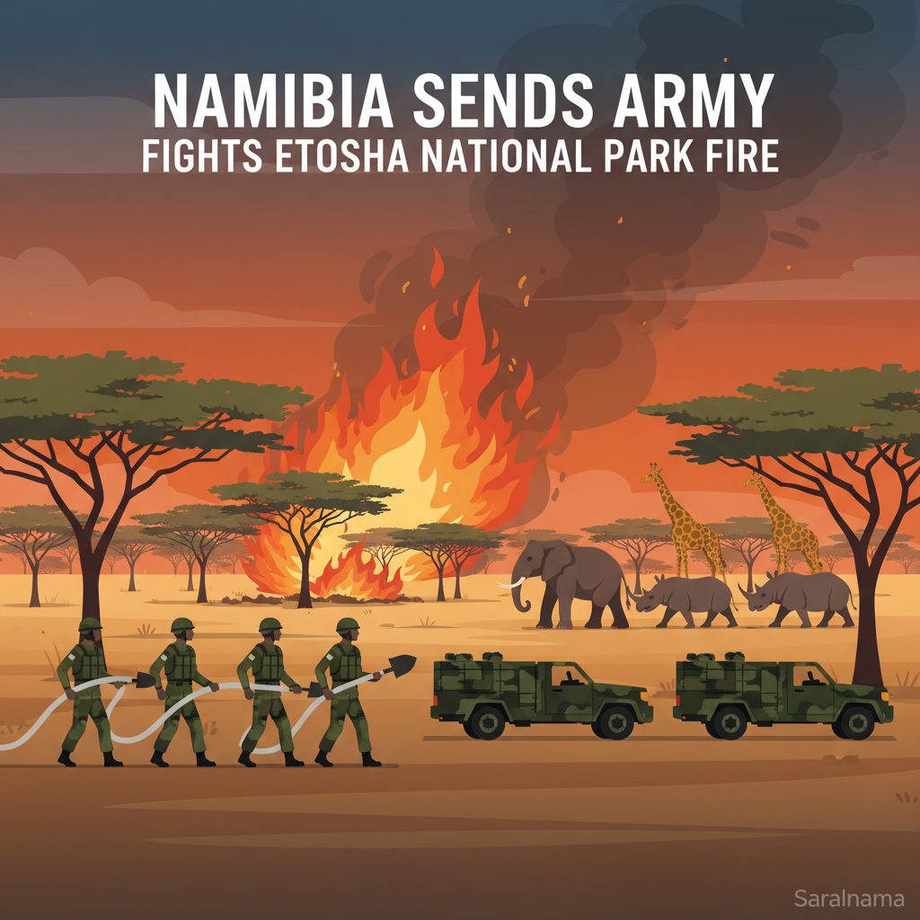 Namibia Sends Army to Fight Etosha National Park Fire