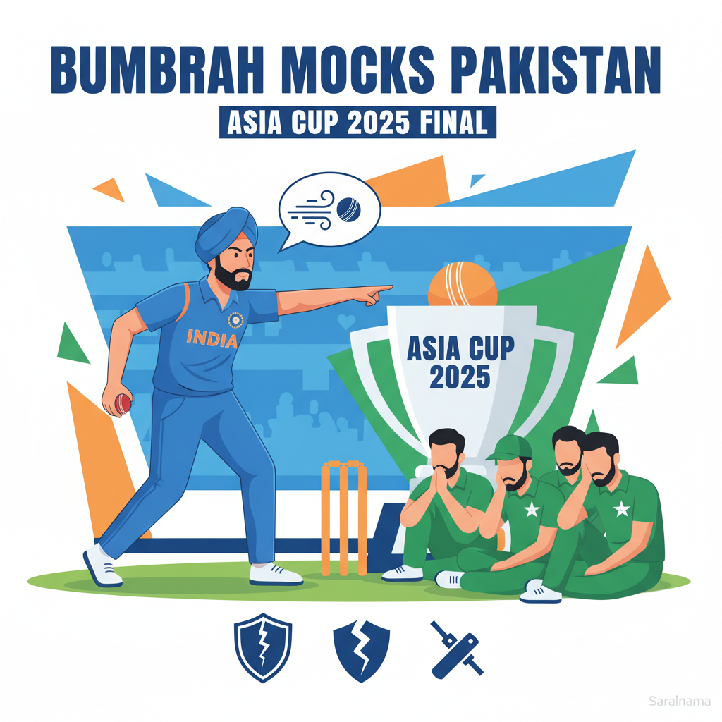Bumrah Mocks Pakistan in Asia Cup 2025 Final