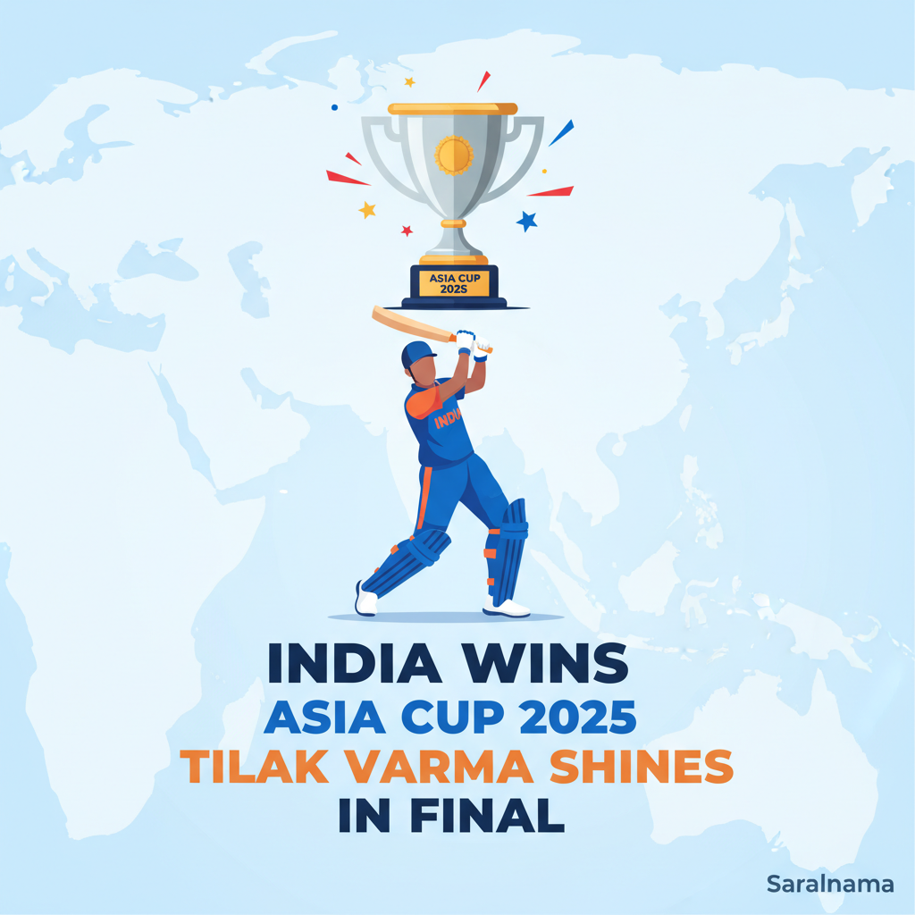 India Wins Asia Cup 2025: Tilak Varma Shines in Final