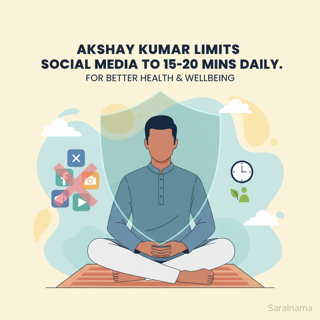 Akshay Kumar Limits Social Media Time to 15-20 Minutes Daily