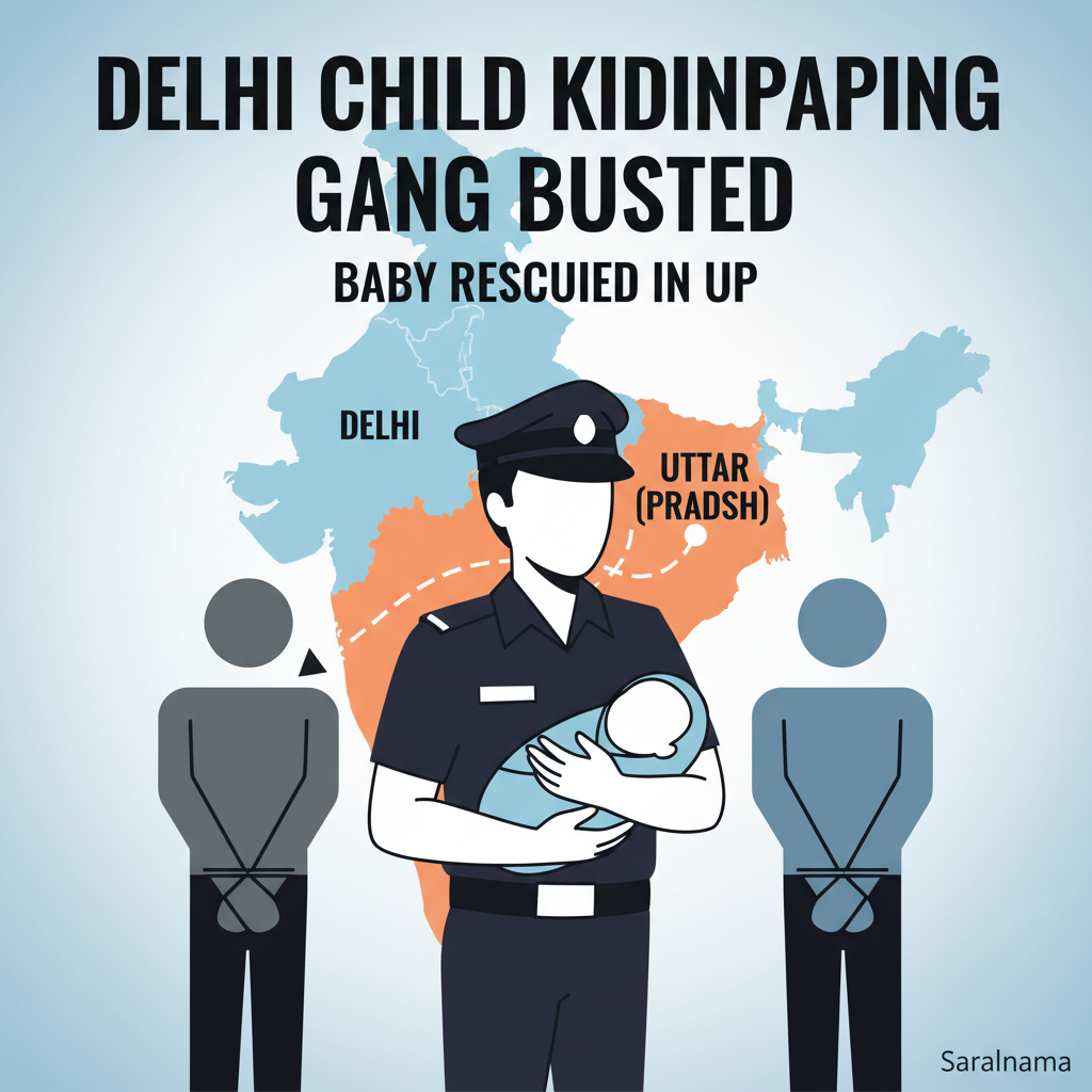 Delhi Child Kidnapping Gang Busted, Baby Rescued in UP