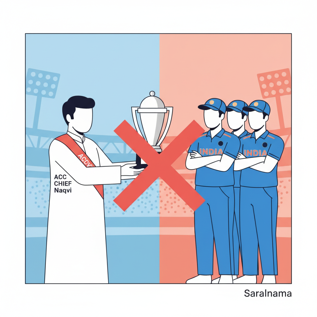 India Refuses Asia Cup Trophy from ACC Chief Naqvi