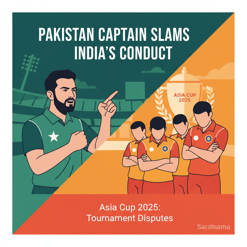 Pakistan Captain Slams India's Conduct at Asia Cup 2025