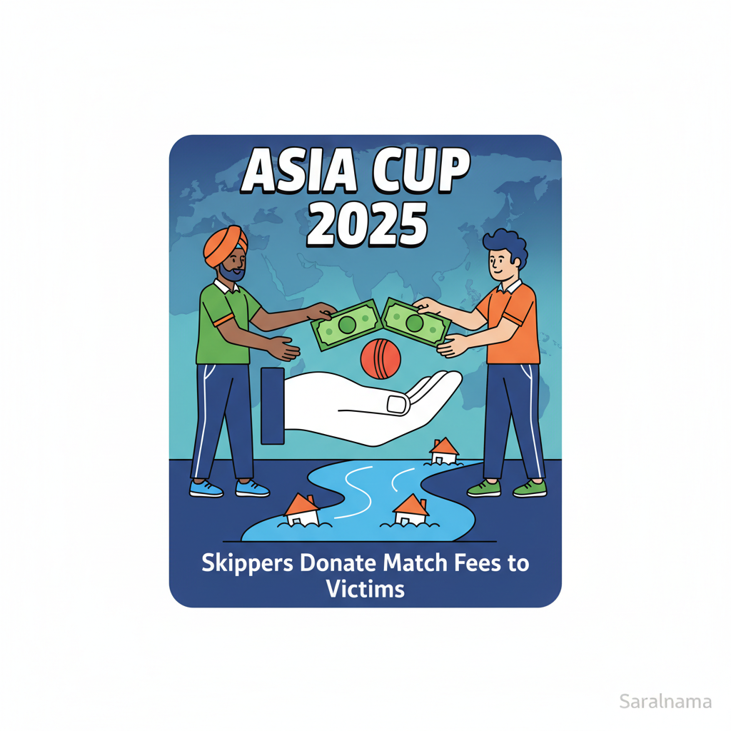 Asia Cup 2025: Skippers Donate Match Fees to Victims