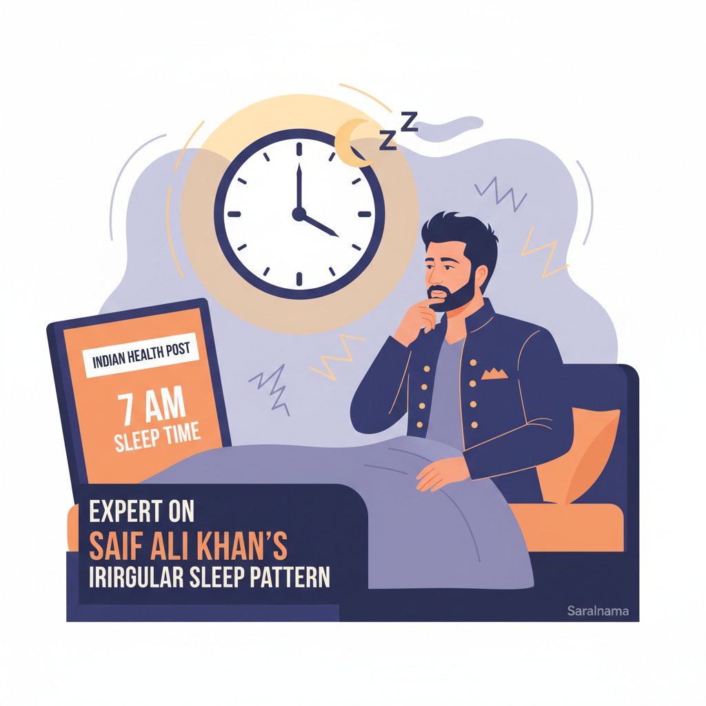 7 AM Sleep Time: Expert on Saif Ali Khan's Irregular Sleep Pattern