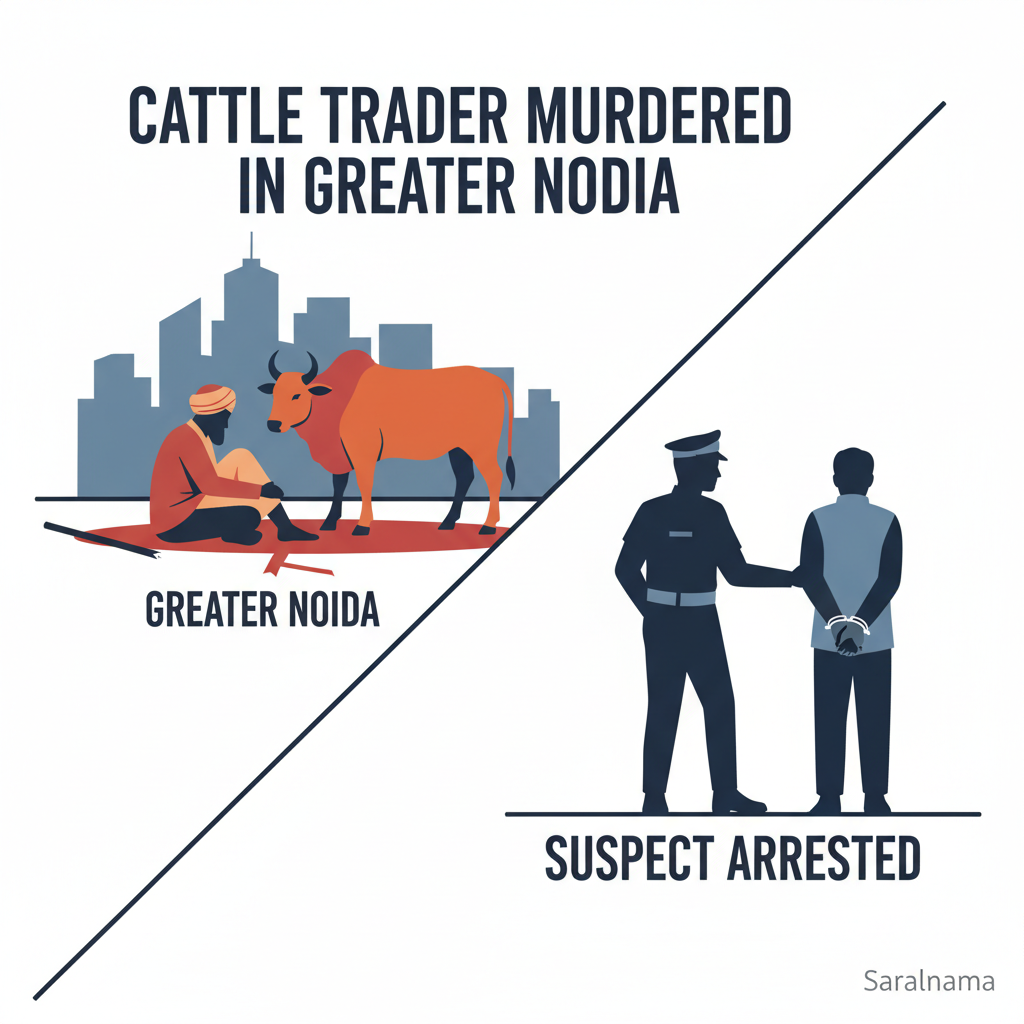 Cattle Trader Murdered in Greater Noida, Suspect Arrested