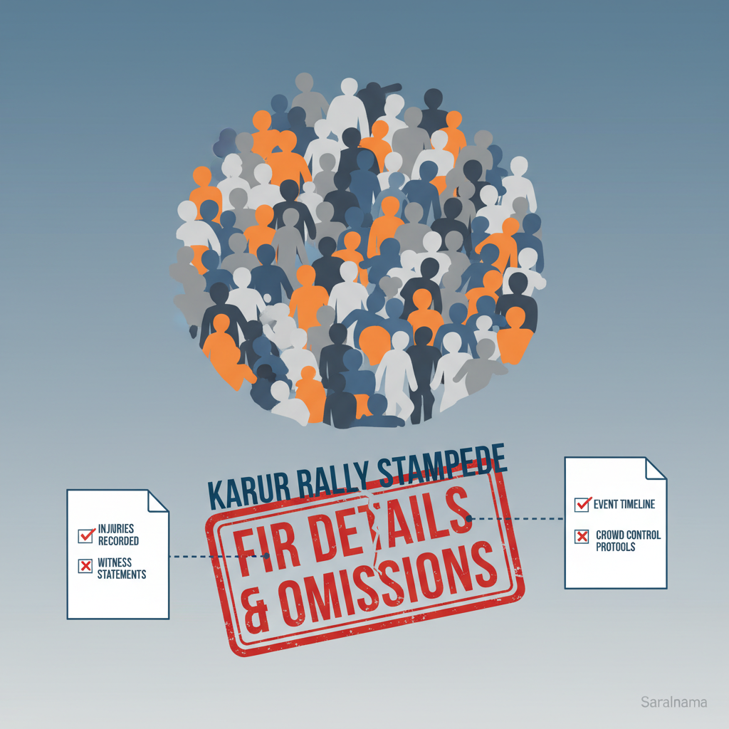 Karur Rally Stampede: FIR Details and Omissions
