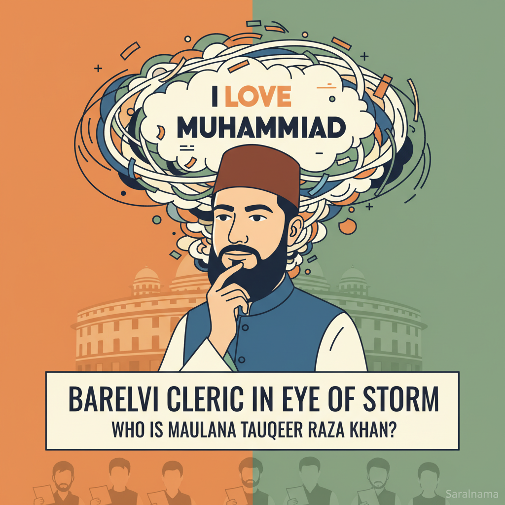 Barelvi cleric in eye of &#8216;I love Muhammad&#8217; storm: Who is Maulana Tauqeer Raza Khan