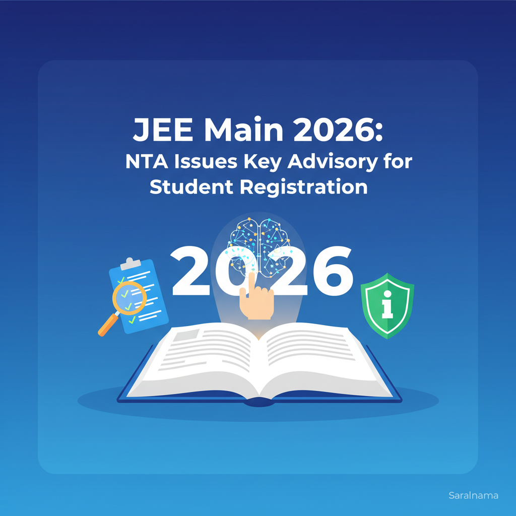 JEE Main 2026: NTA Issues Key Advisory for Student Registration