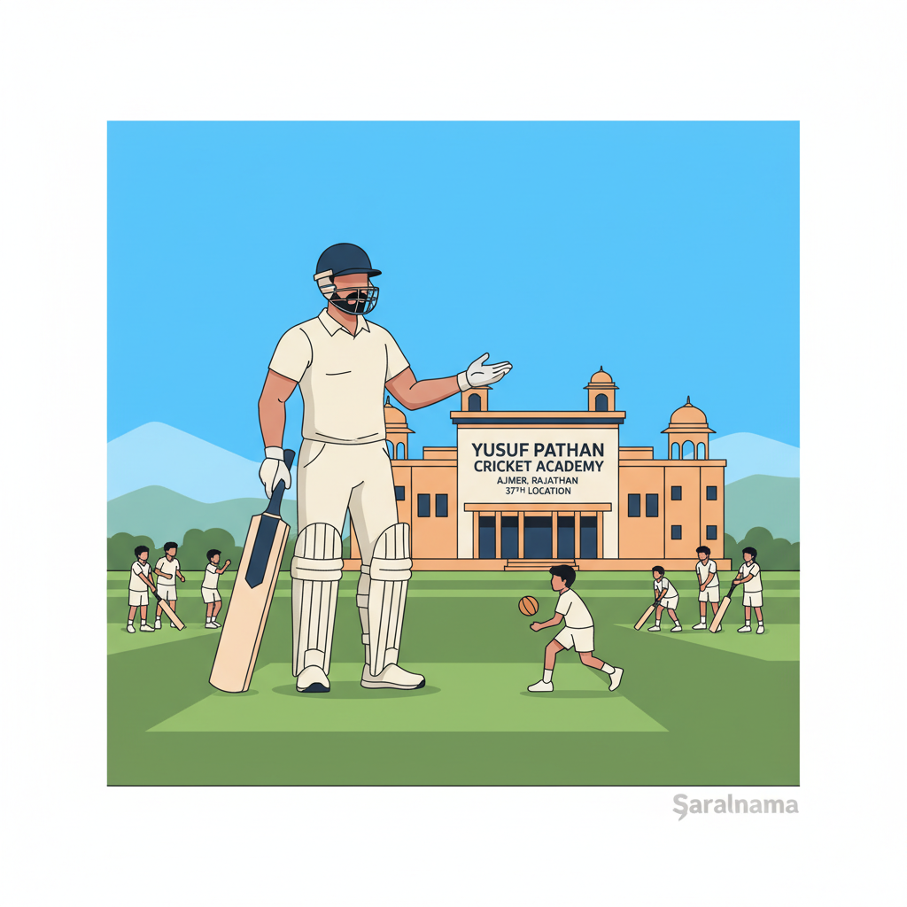 Yusuf Pathan Opens 37th Cricket Academy in Ajmer, Rajasthan