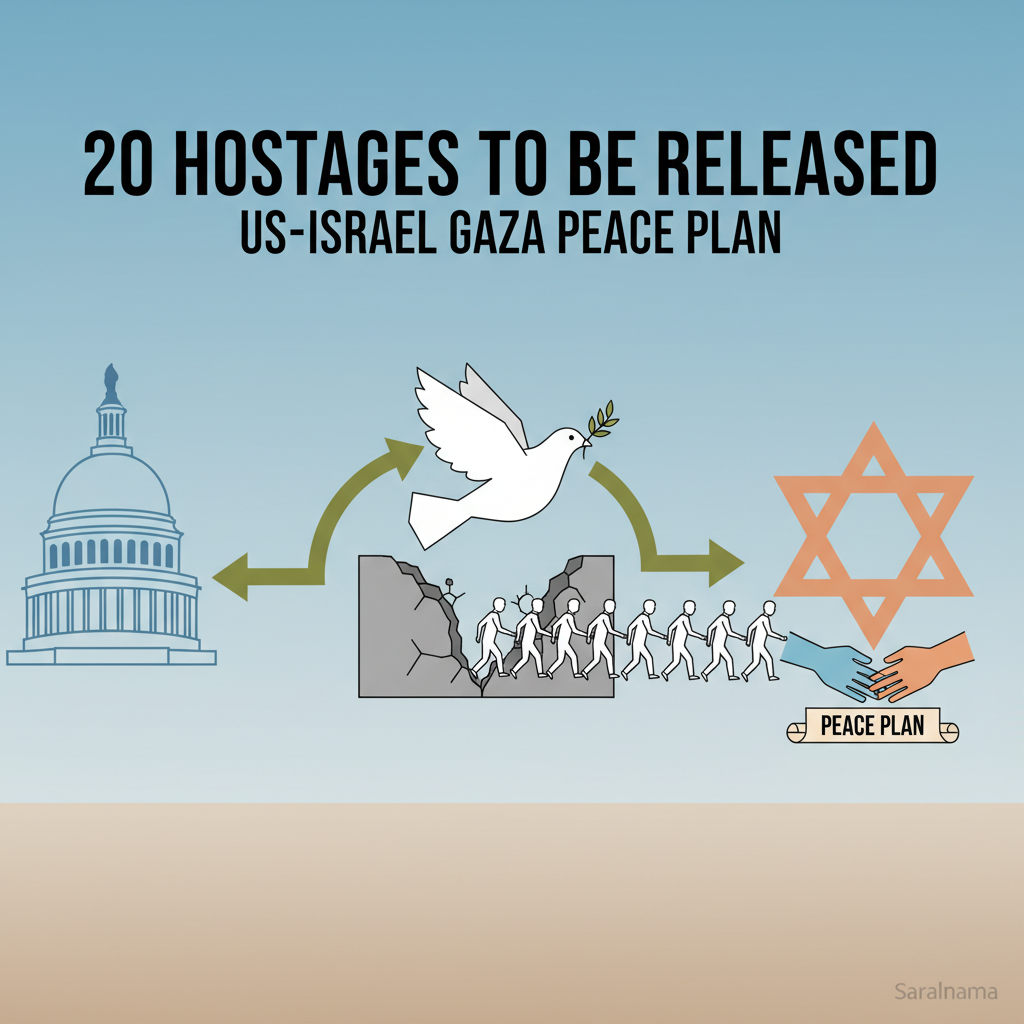 20 Hostages to Be Released in New US-Israel Gaza Peace Plan